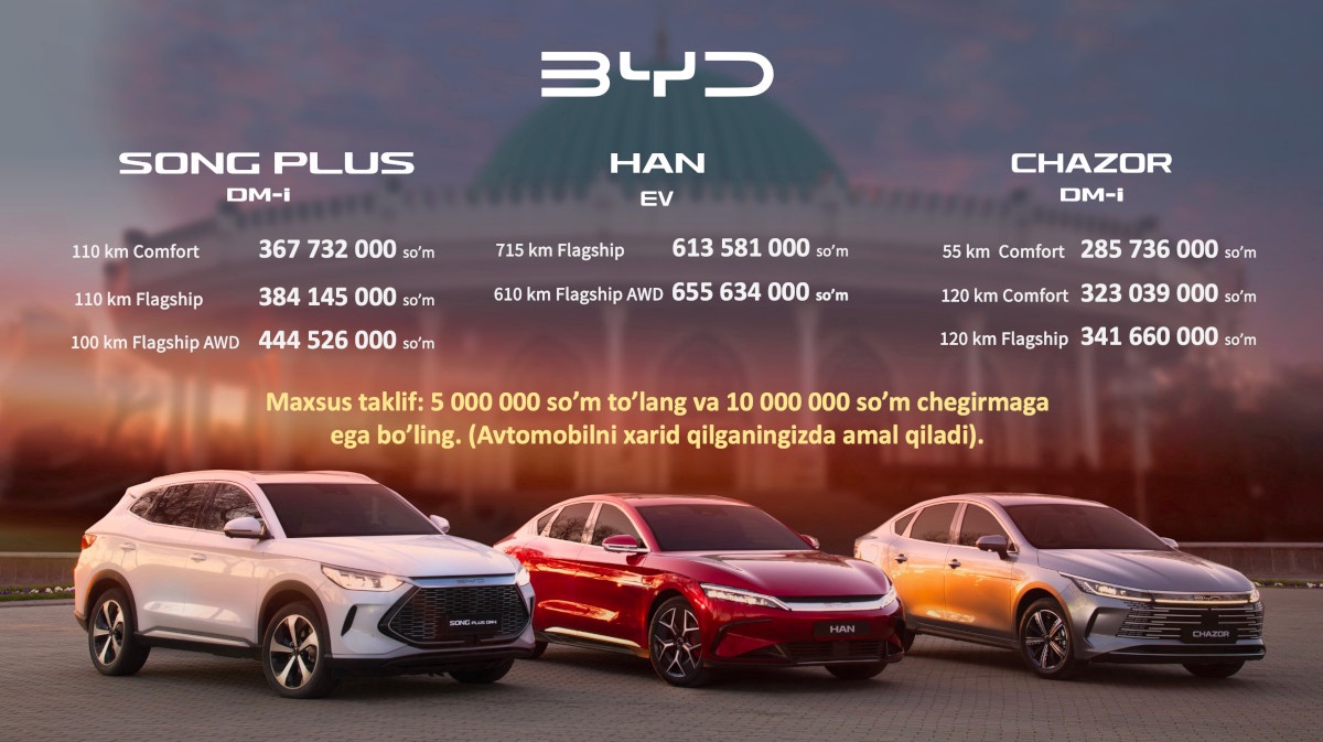 BYD Premieres Its Innovative New Energy Passenger Car Range In 